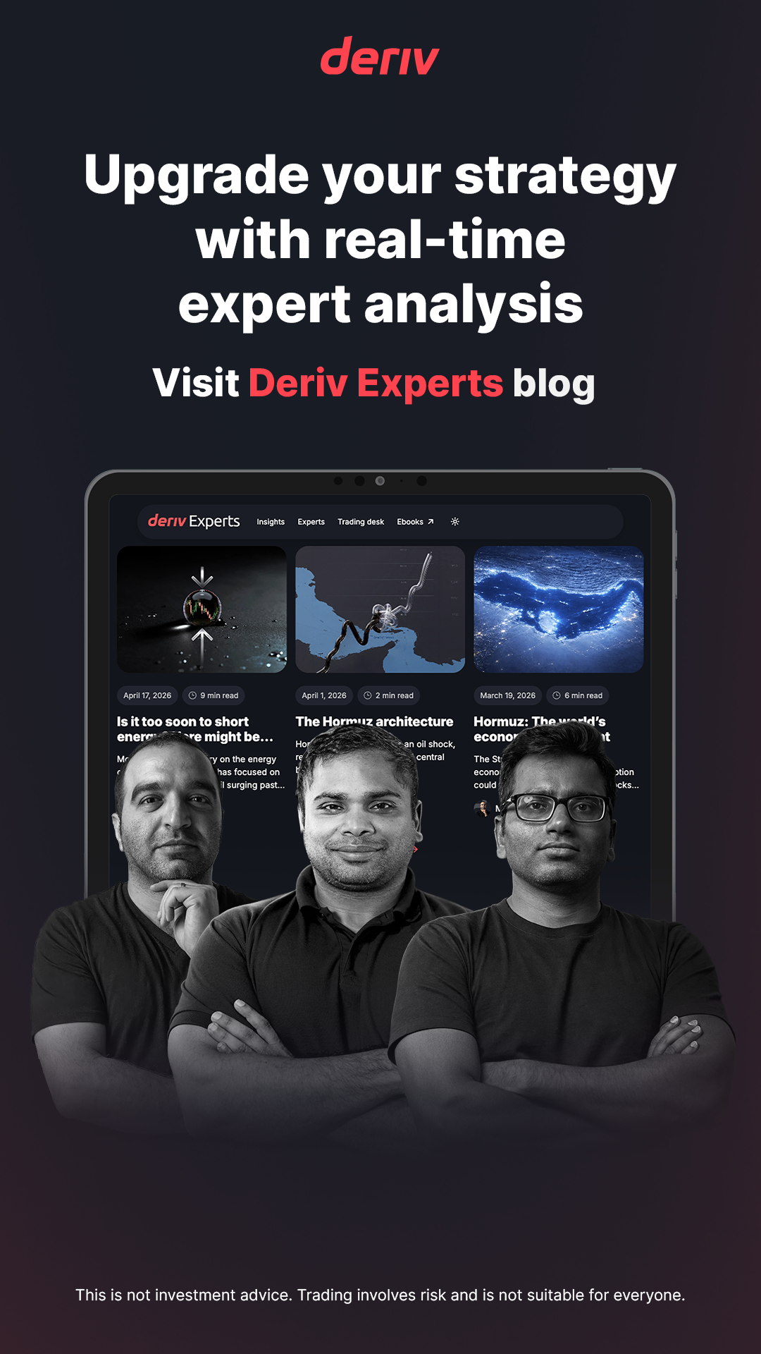Deriv.com Facebook ad
