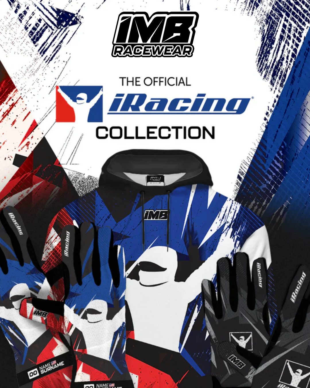 IMB Racewear Facebook ad: Official iRacing Gear