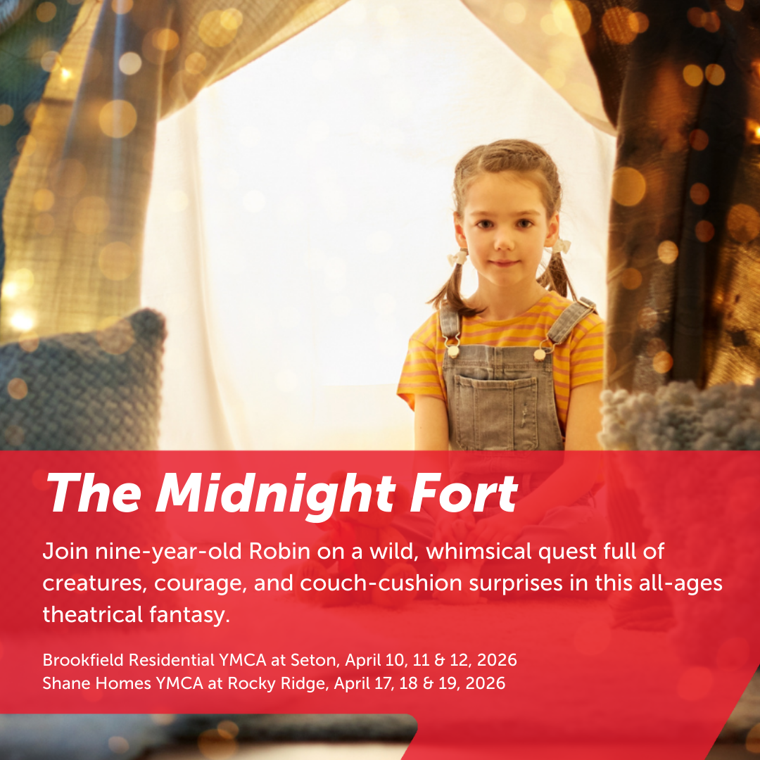 YMCA Calgary Facebook ad: Experience live theatre with performances for kids, teens…