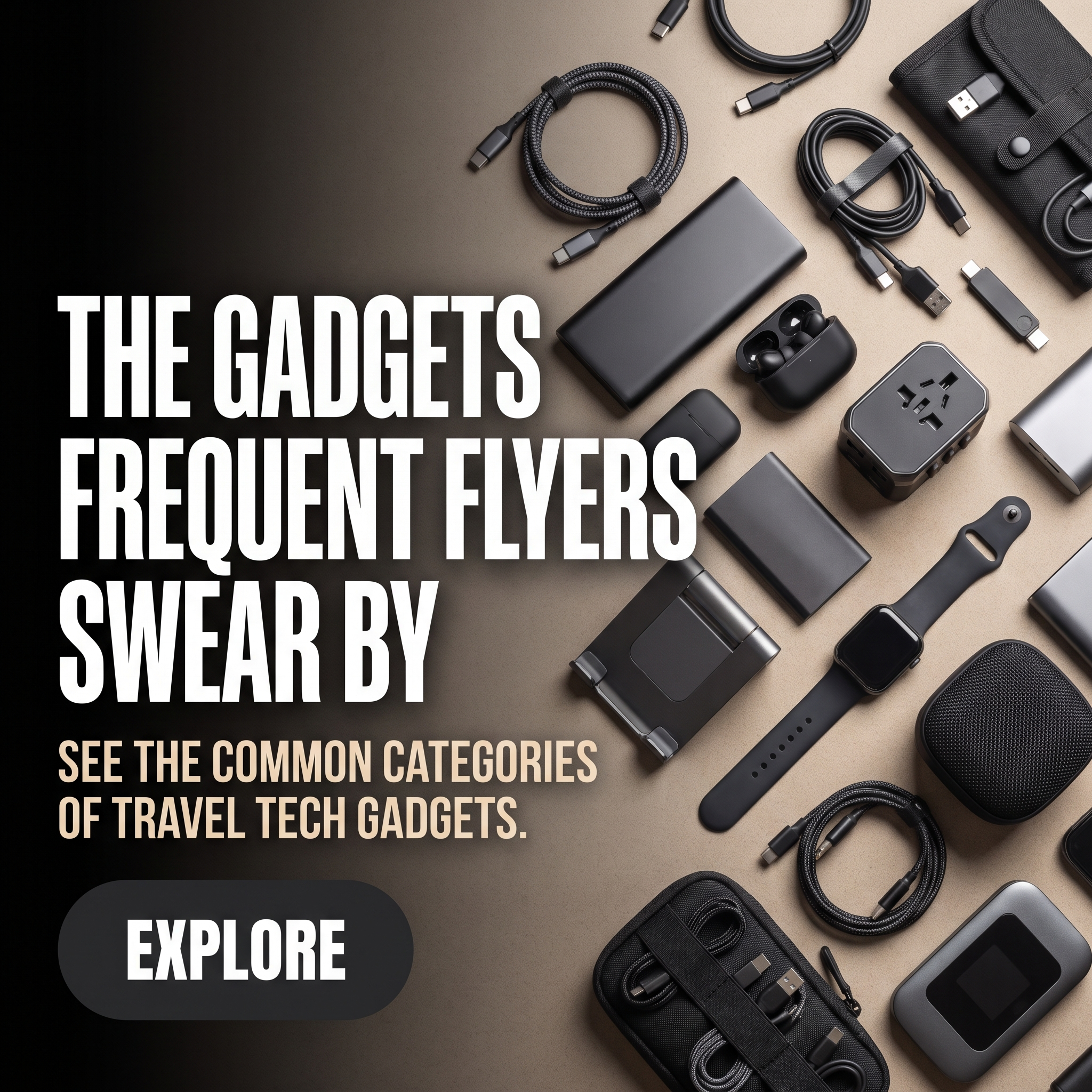 Dream Offer Facebook ad: Travel Tech Gadgets Guide