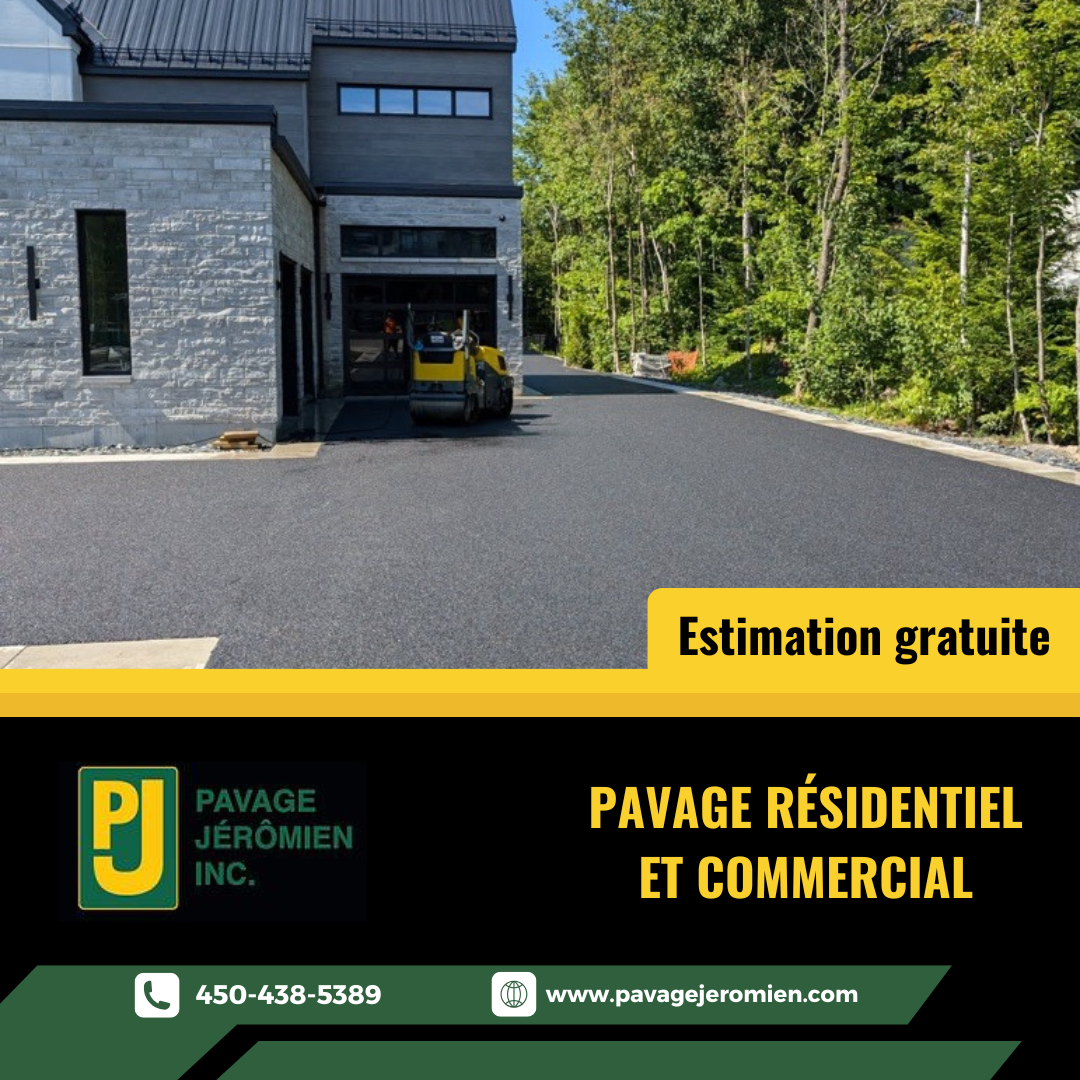 Pavage Jérômien Inc. Facebook ad: Contactez-nous