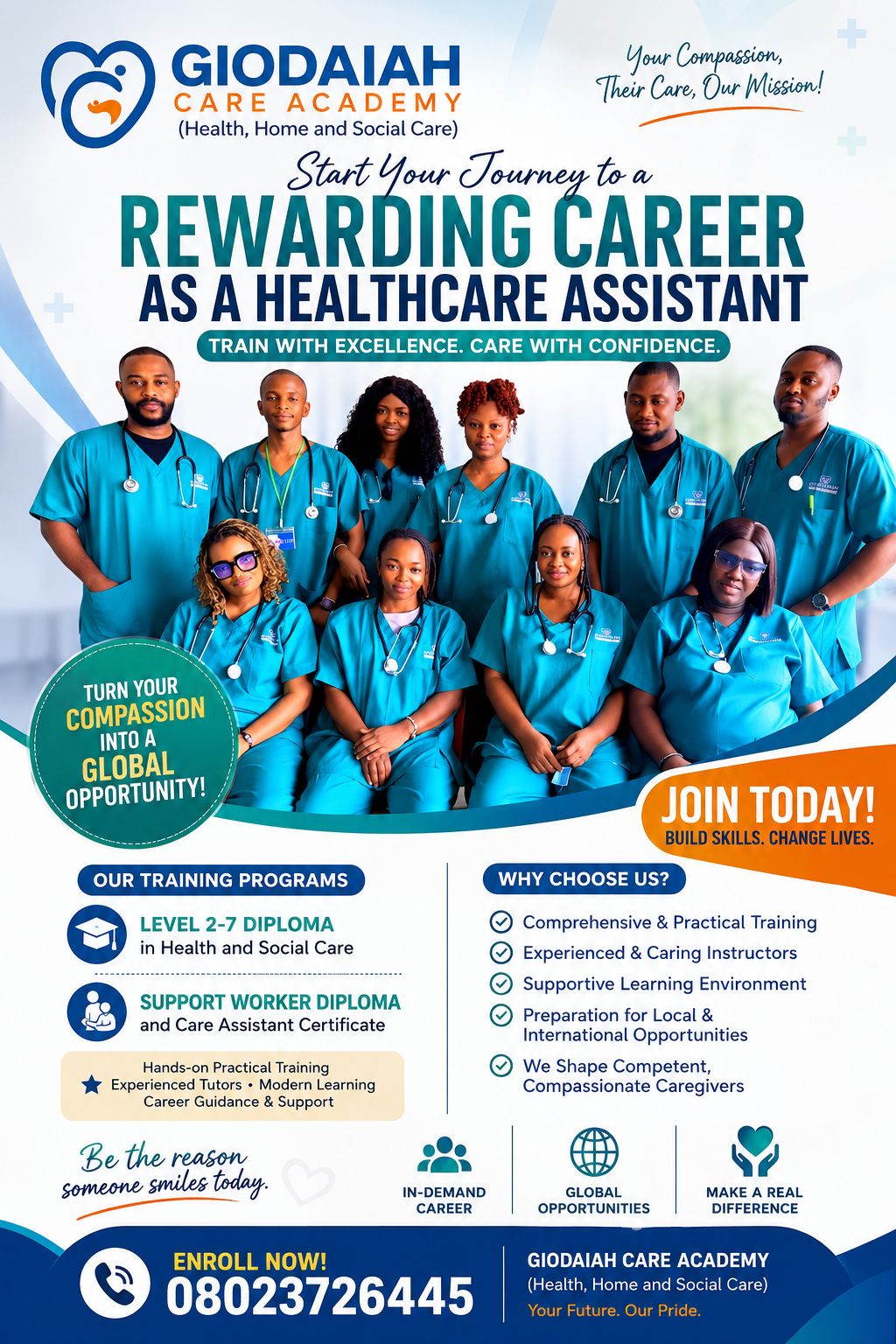 Giodaiah Care Services Ltd  Facebook ad