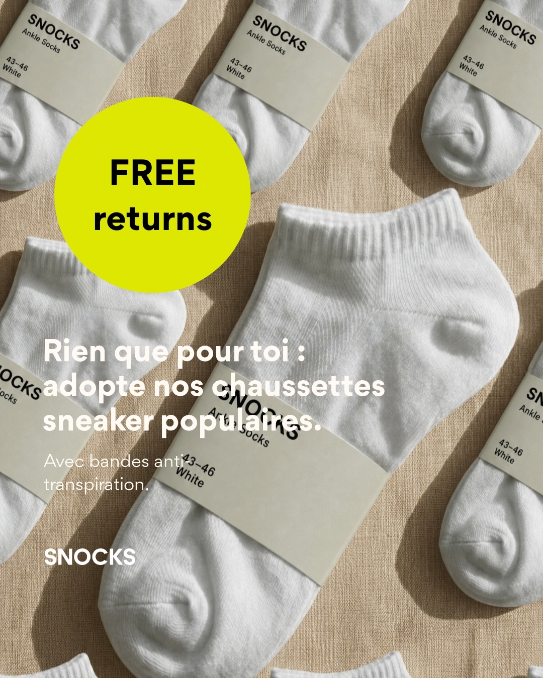 Snocks Facebook ad