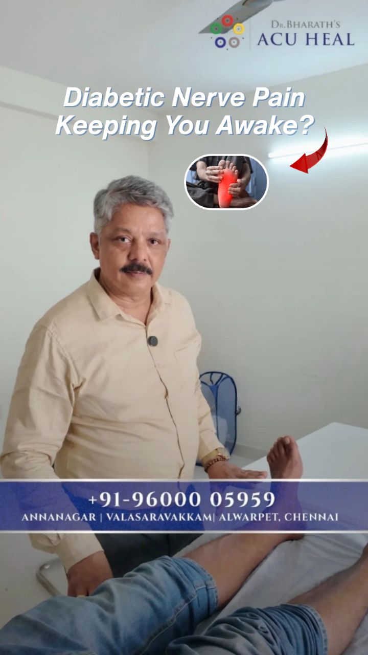 Dr. Bharath's Acu Heal Facebook ad: Tingling, burning or numbness in your feet?