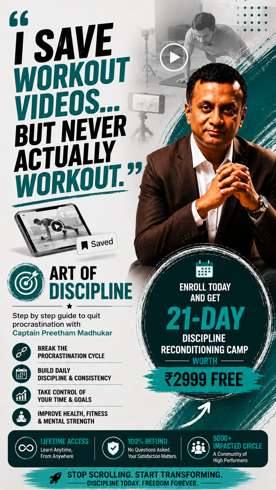 Capt. Preetham Madhukar Facebook ad