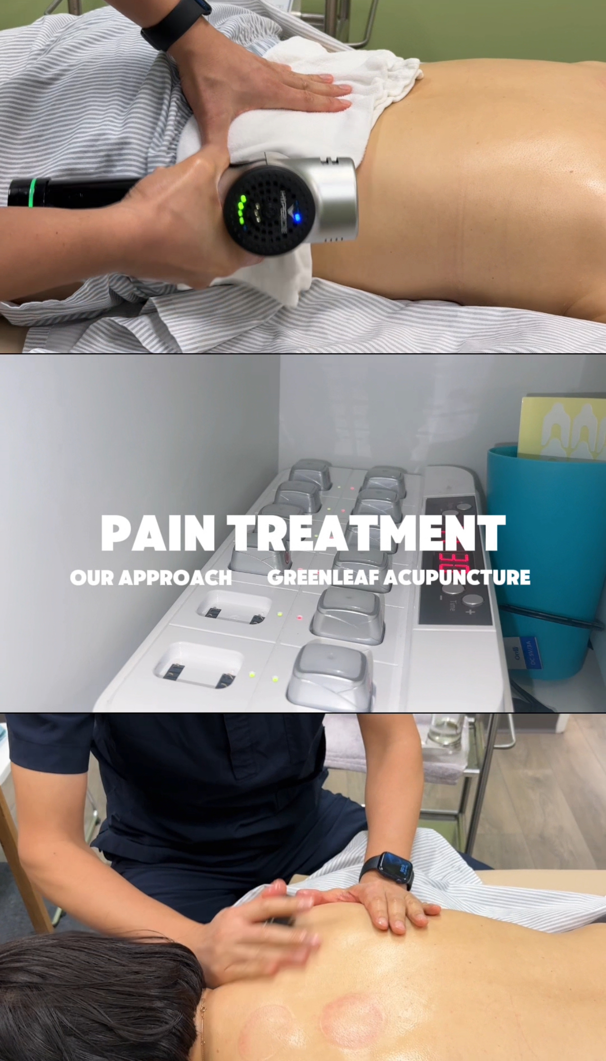 Greenleaf Acupuncture and Herb Clinic Facebook ad: Book Online at Greenleaf Acupuncture & Herb Clinic