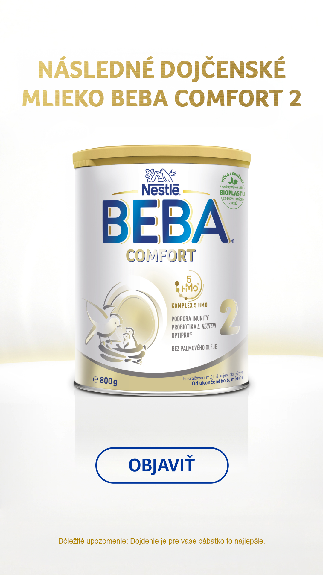 BEBA CZSK Facebook ad from Apr 24, 2026