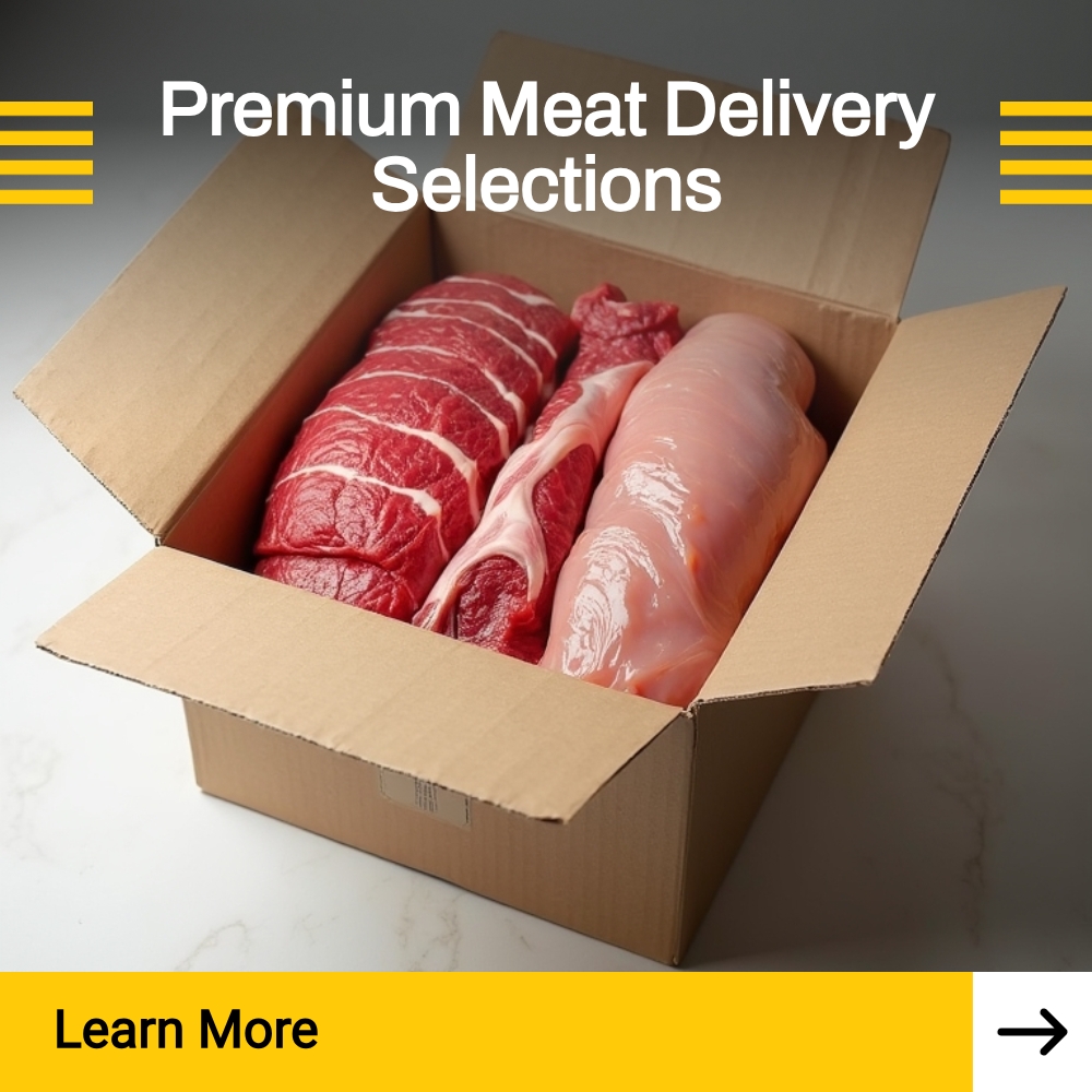 SwiftResults Today Facebook ad: Premium Meat Delivery Selections.