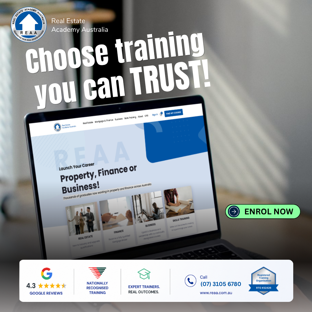 Real Estate Academy Australia - RTO 32426 Facebook ad