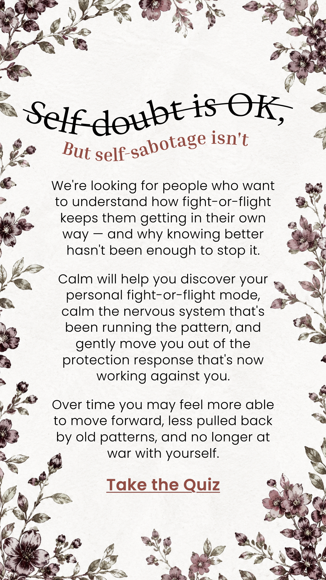 Calm Facebook ad