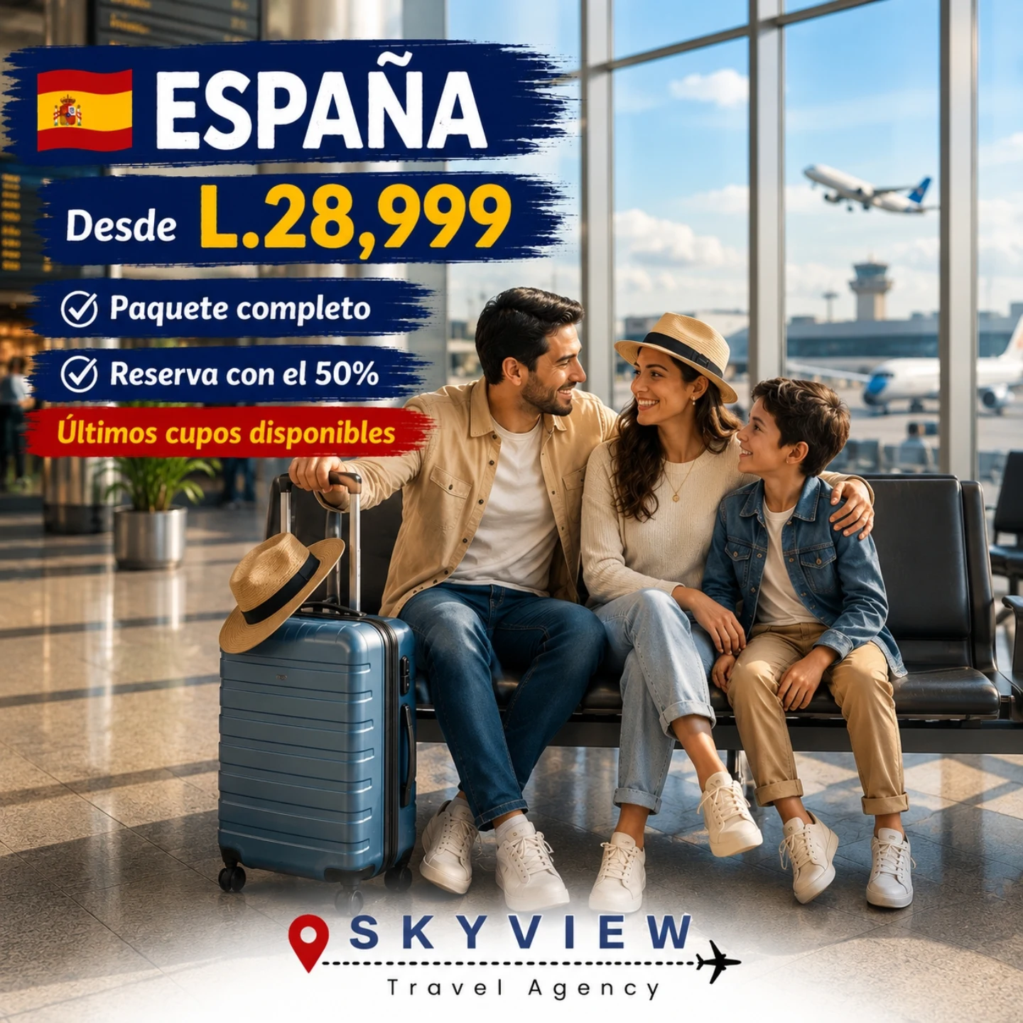 SkyView Travel Agency Facebook ad