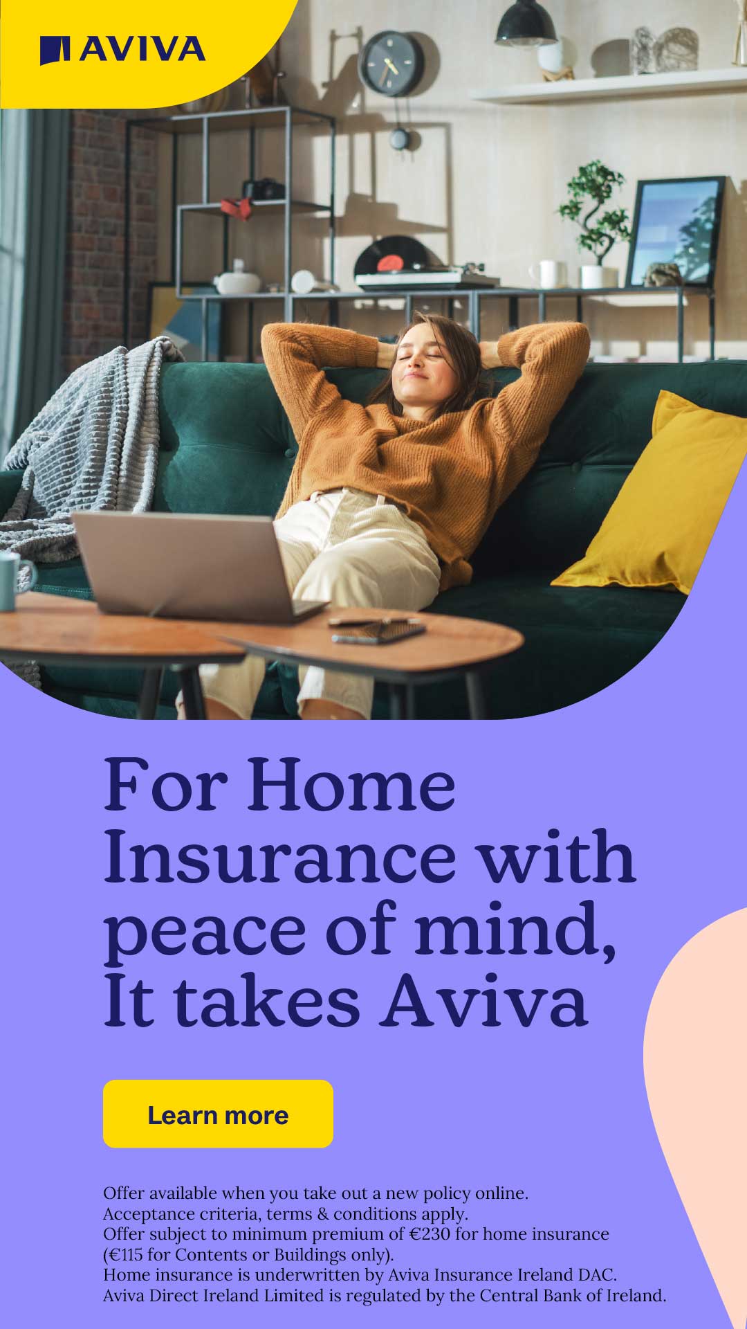 Aviva Facebook ad from Apr 16, 2026