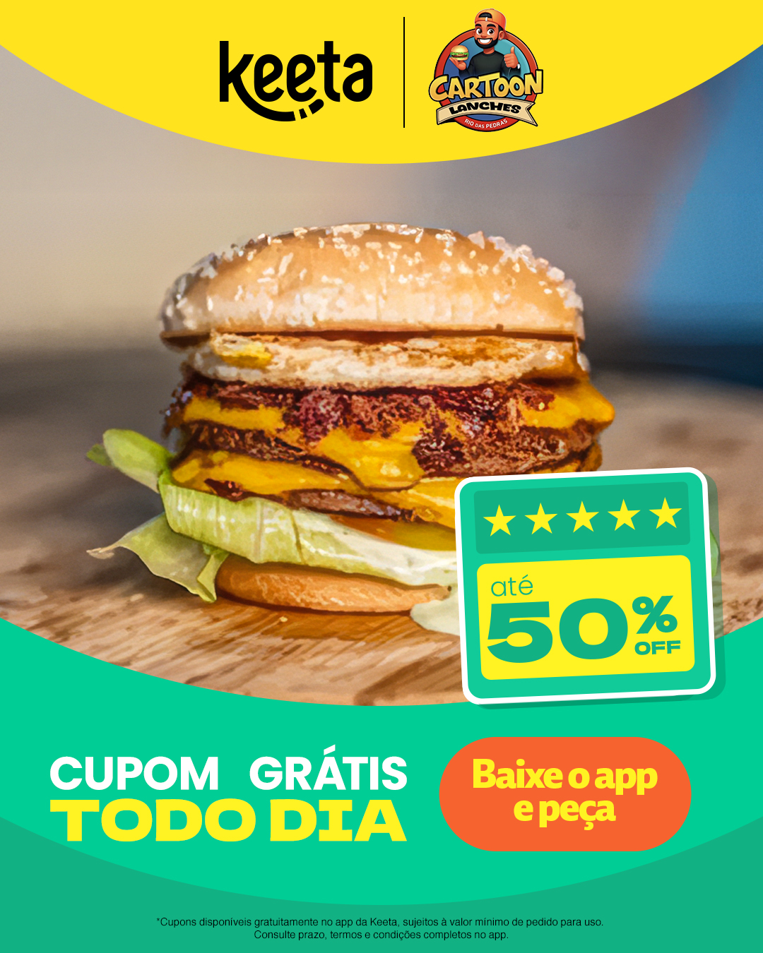 Keeta Brasil Facebook ad