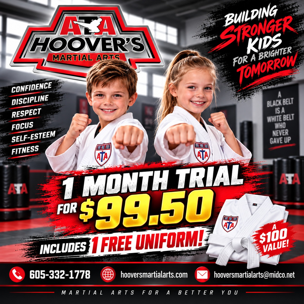 Hoover's Martial Arts Facebook ad: Hoover's HMA Martial Arts | Martial Arts Classes in Sioux…