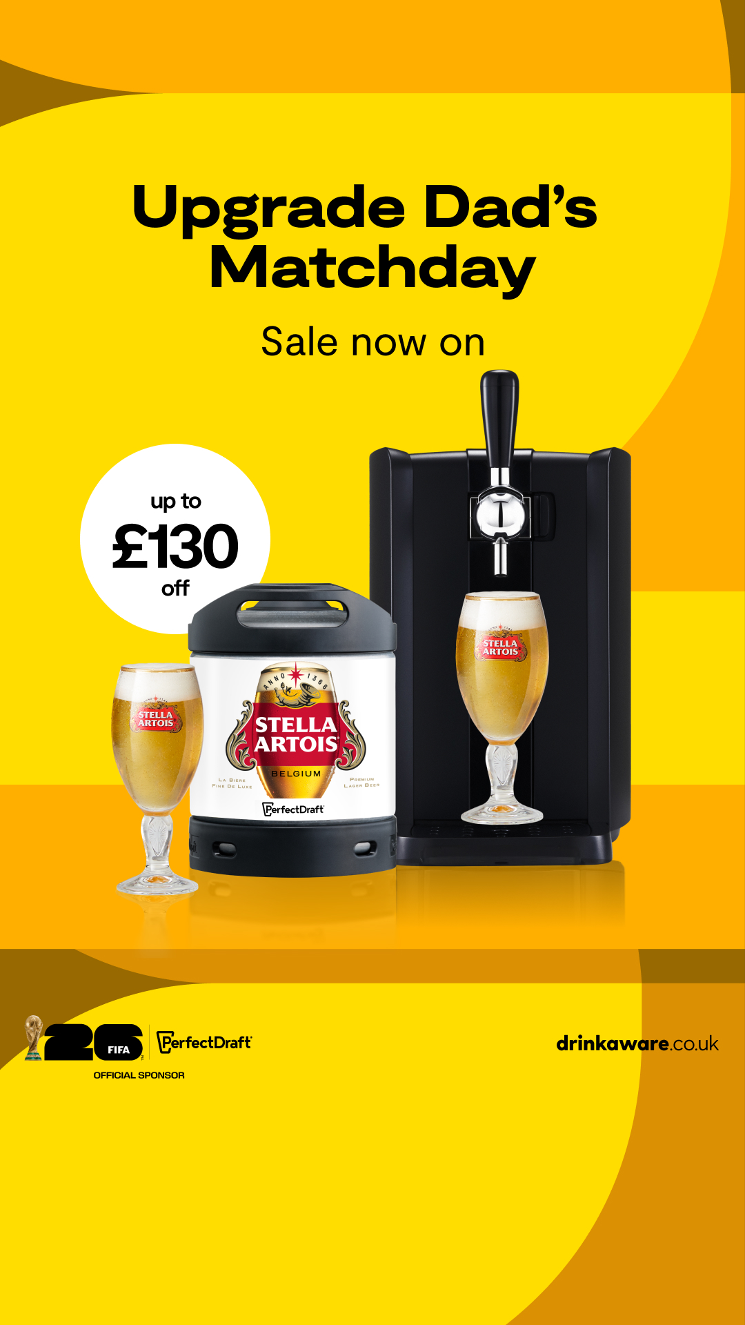 PerfectDraft UK Facebook ad from May 20, 2026