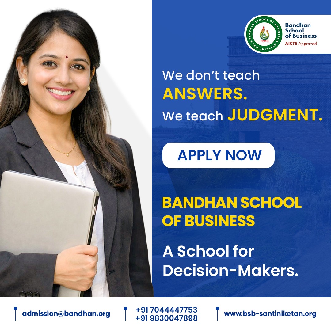 BSB - Bandhan School of Business Facebook ad: Know someone planning their next career move after…