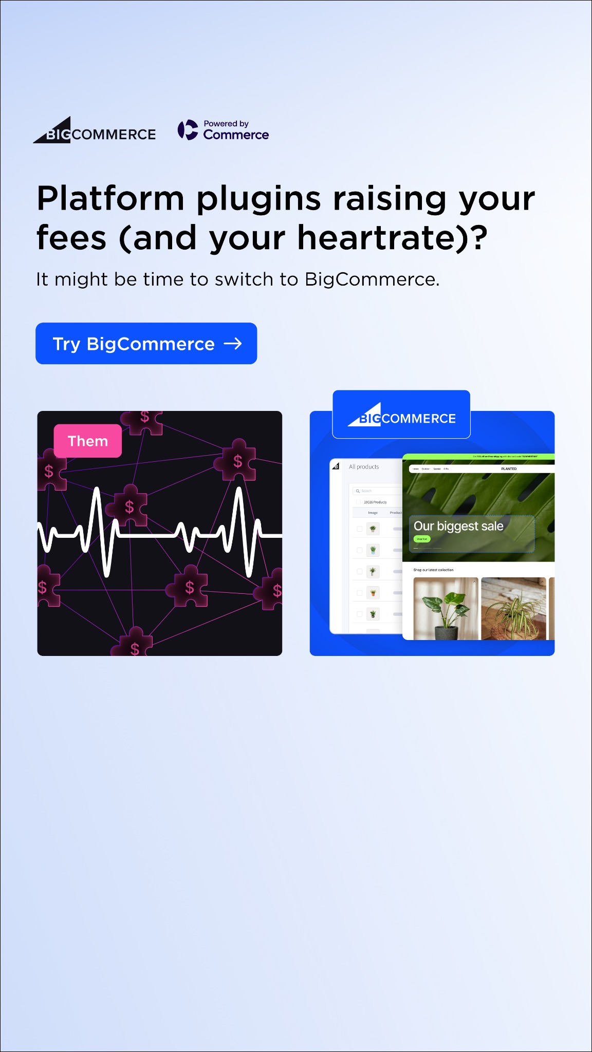 BigCommerce Facebook ad