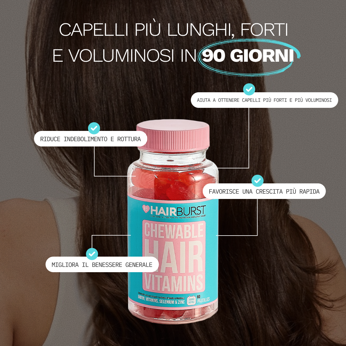Hairburst Italia Facebook ad