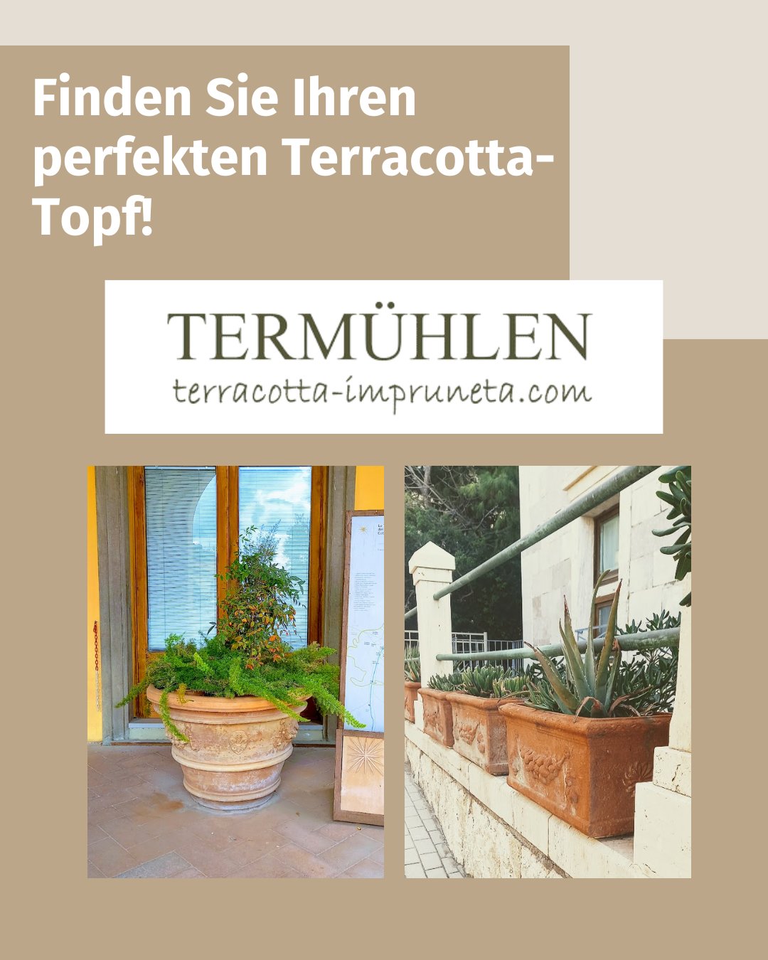Terracotta Impruneta Facebook ad: Der Online-Shop