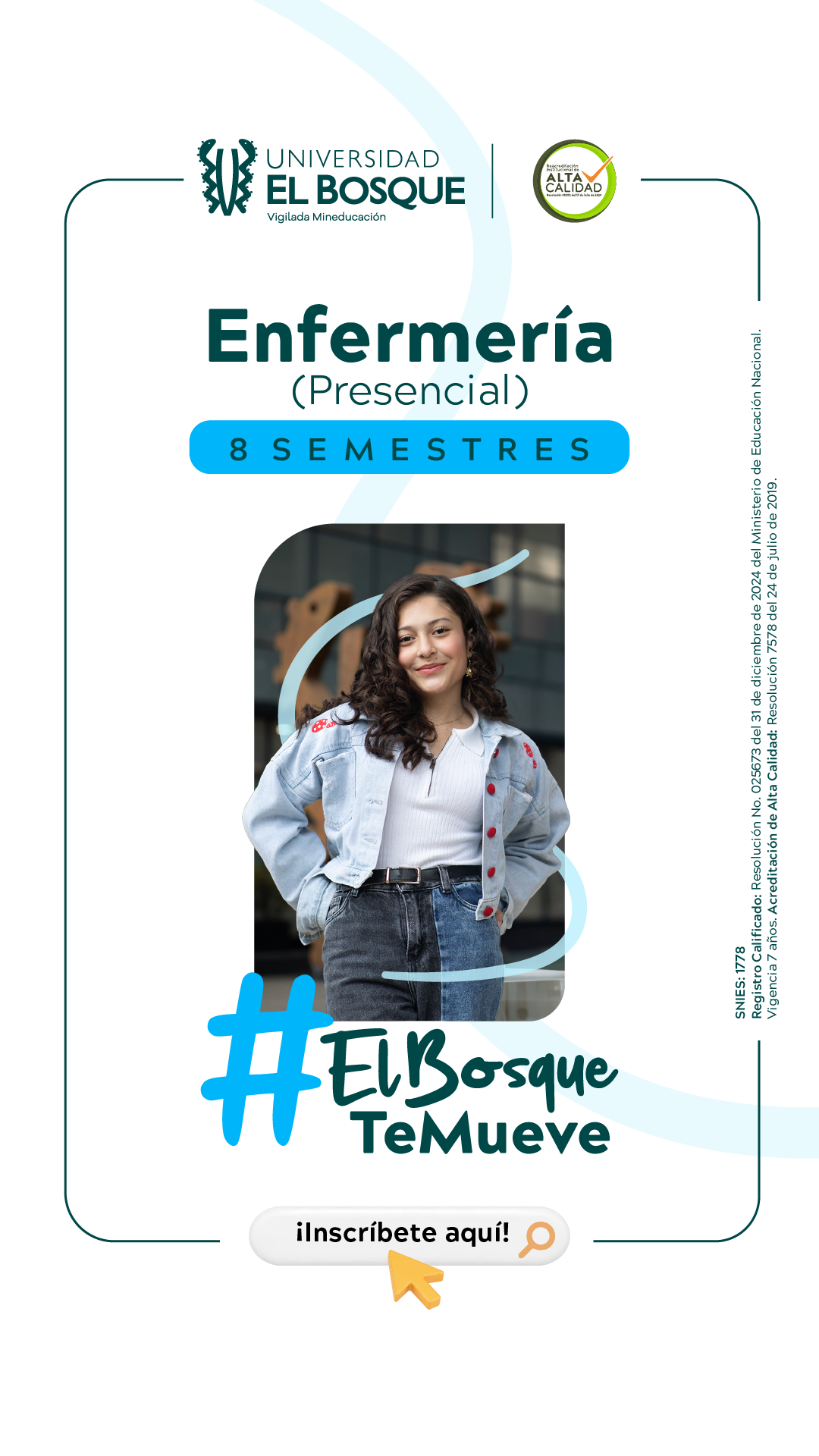 Admisiones Universidad El Bosque Facebook ad from Jun 23, 2026