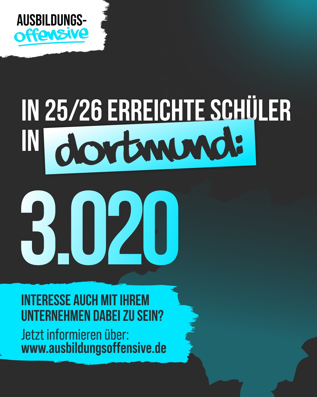 Ausbildungsoffensive Facebook ad: Auch in Dortmund gilt: Direkter Kontakt schlägt jede…