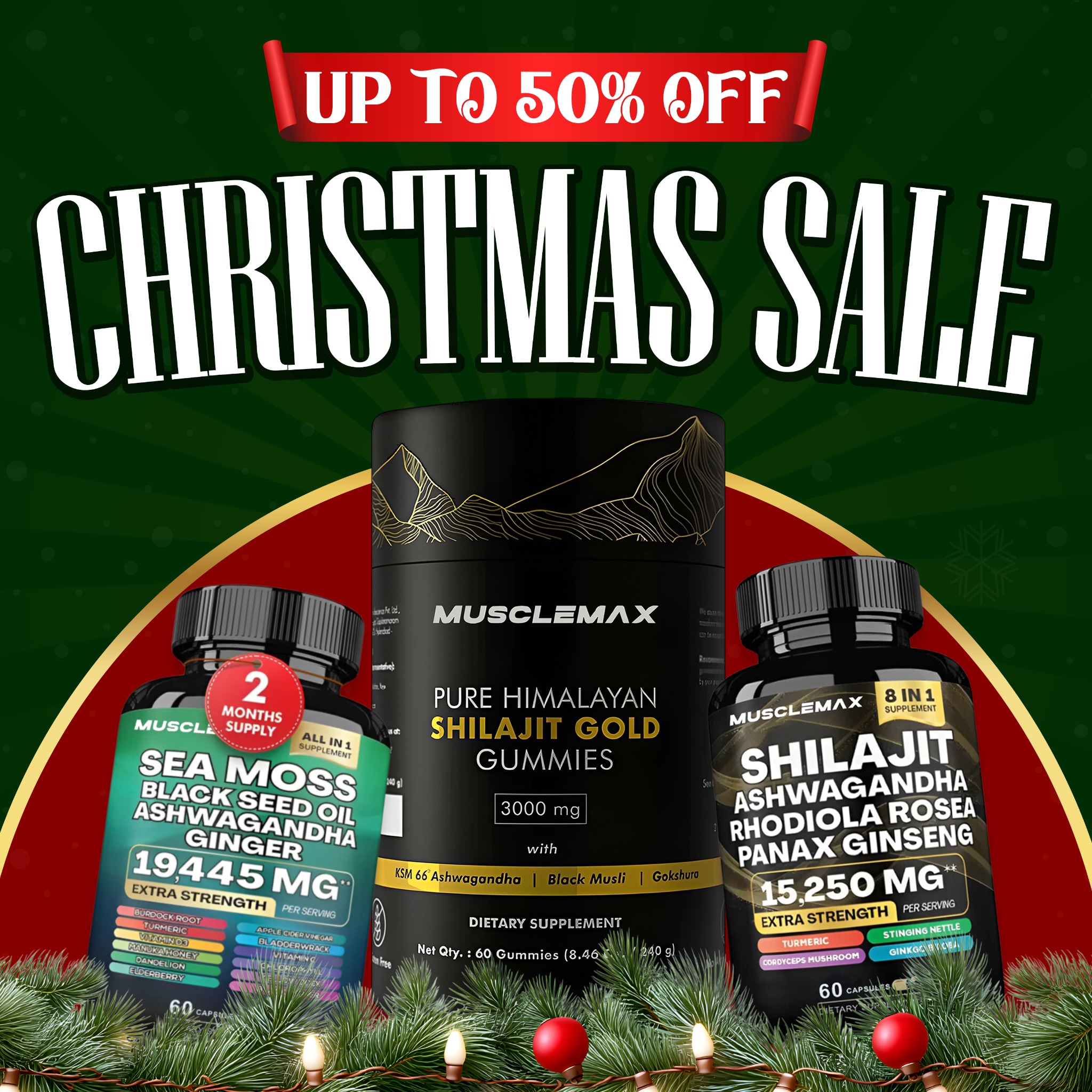 MuscleMax Nutrition Facebook ad