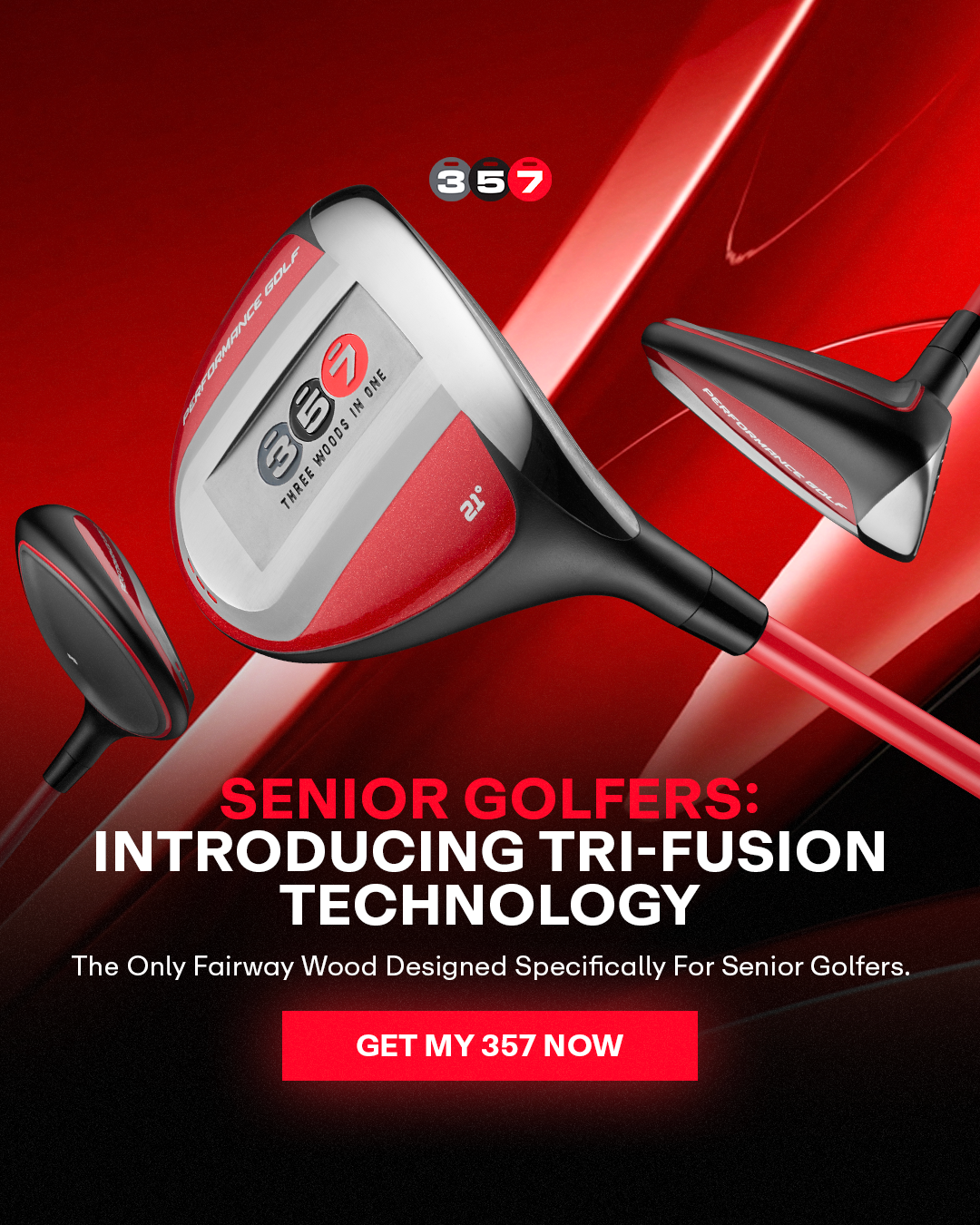 Performance Golf Facebook ad