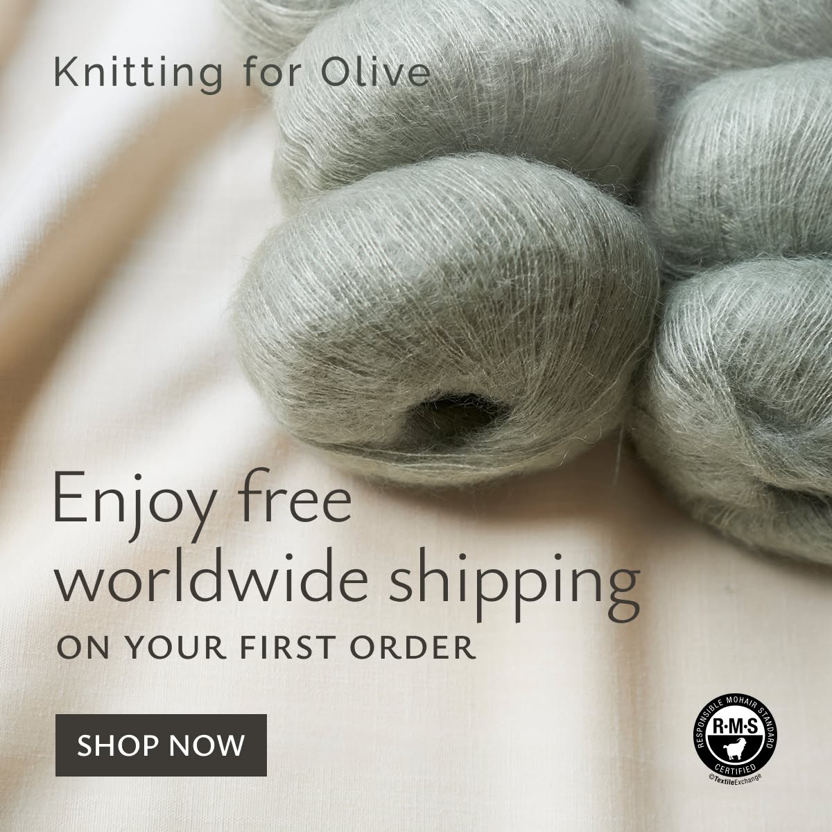 Knitting for Olive Facebook ad