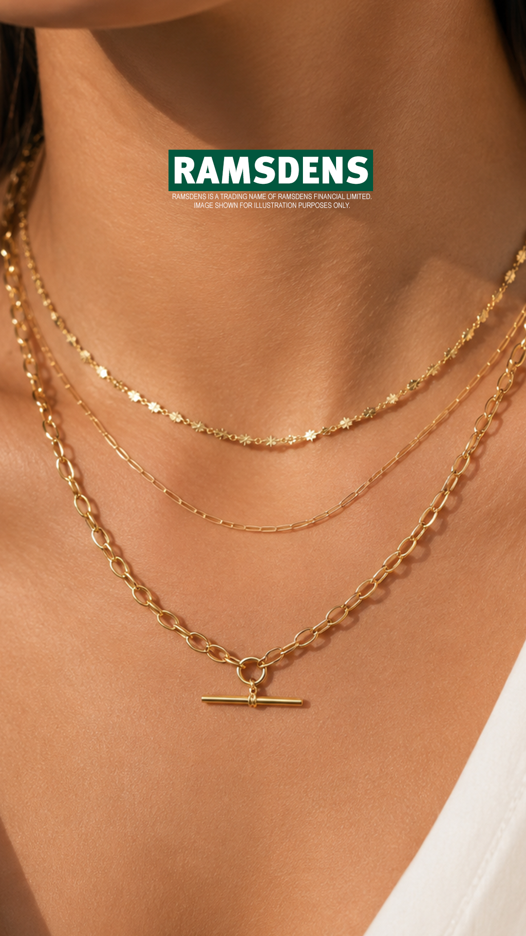 RAMSDENS Facebook ad: Women's Necklaces at Ramsdens