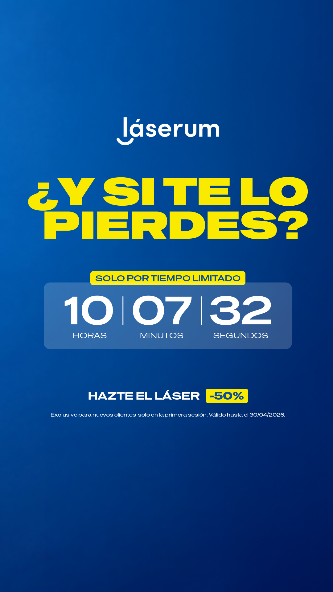 Láserum Facebook ad
