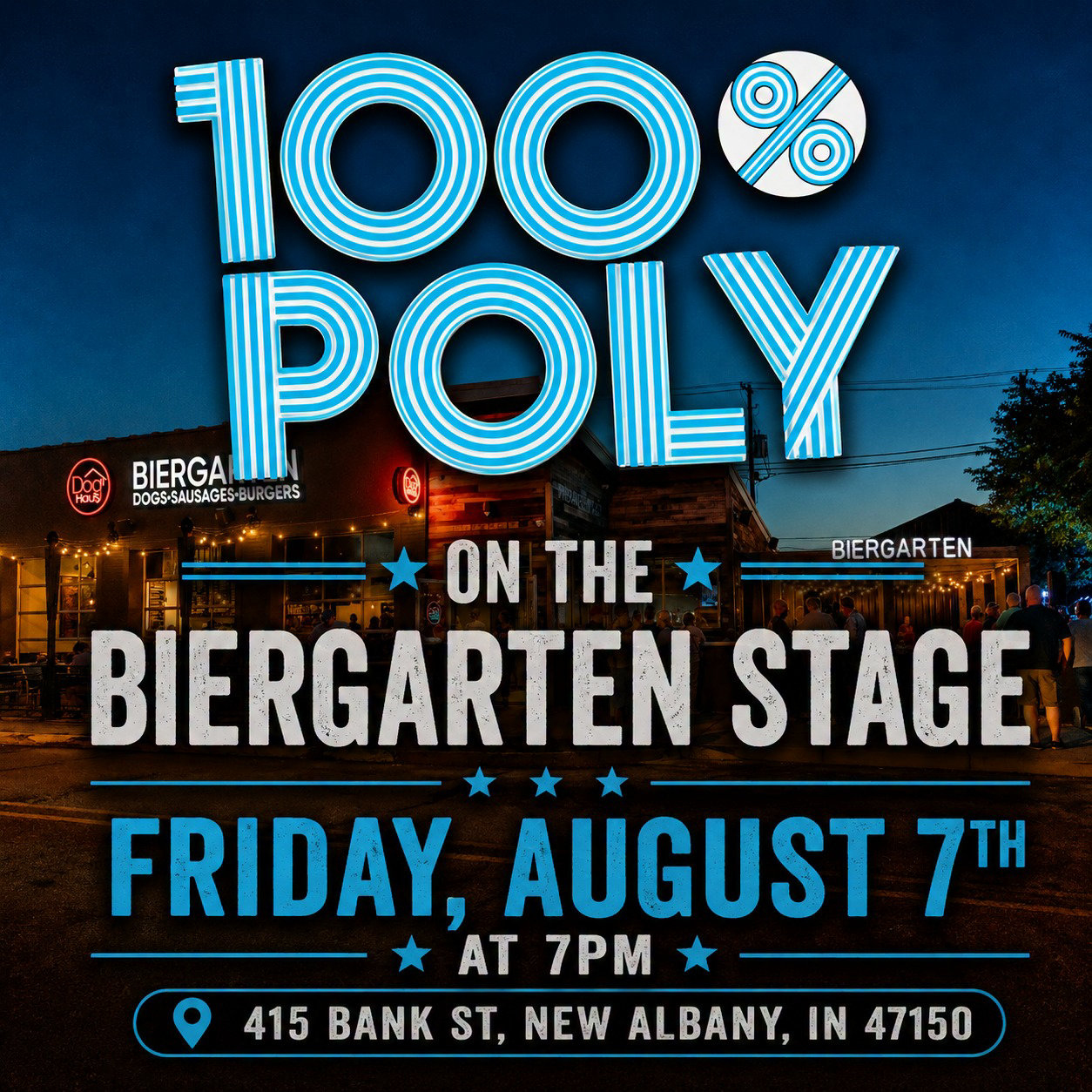 Dog Haus Biergarten New Albany  Facebook ad