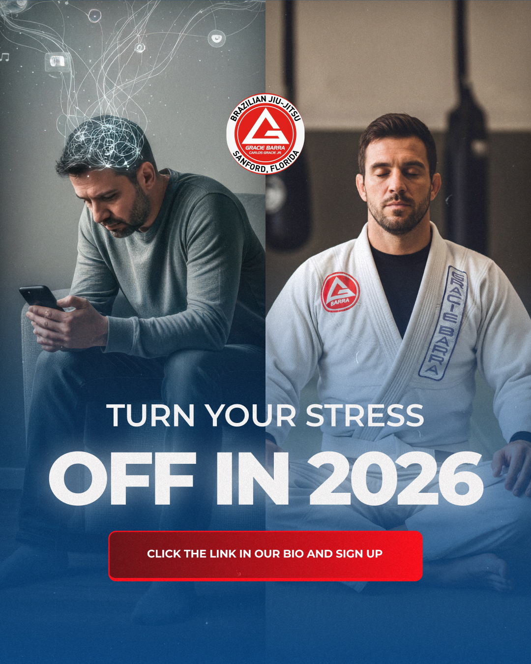 Gracie Barra Sanford Facebook ad: 2026 is closer than you think. Who will you be?