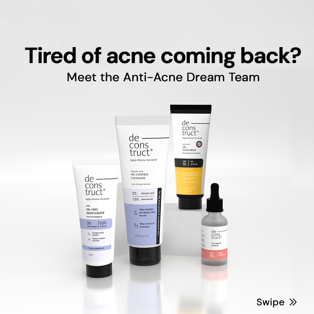 Deconstruct Skincare Facebook ad