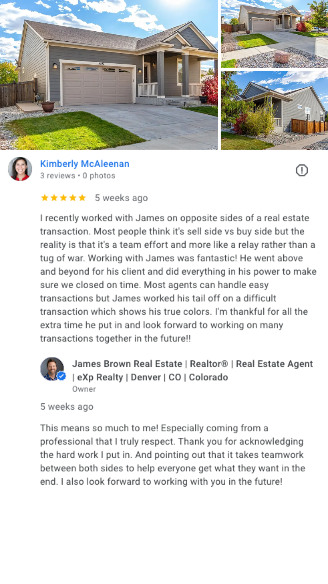 James Brown - Denver Home Advisors Facebook ad: Thinking about buying, selling or investing here in…