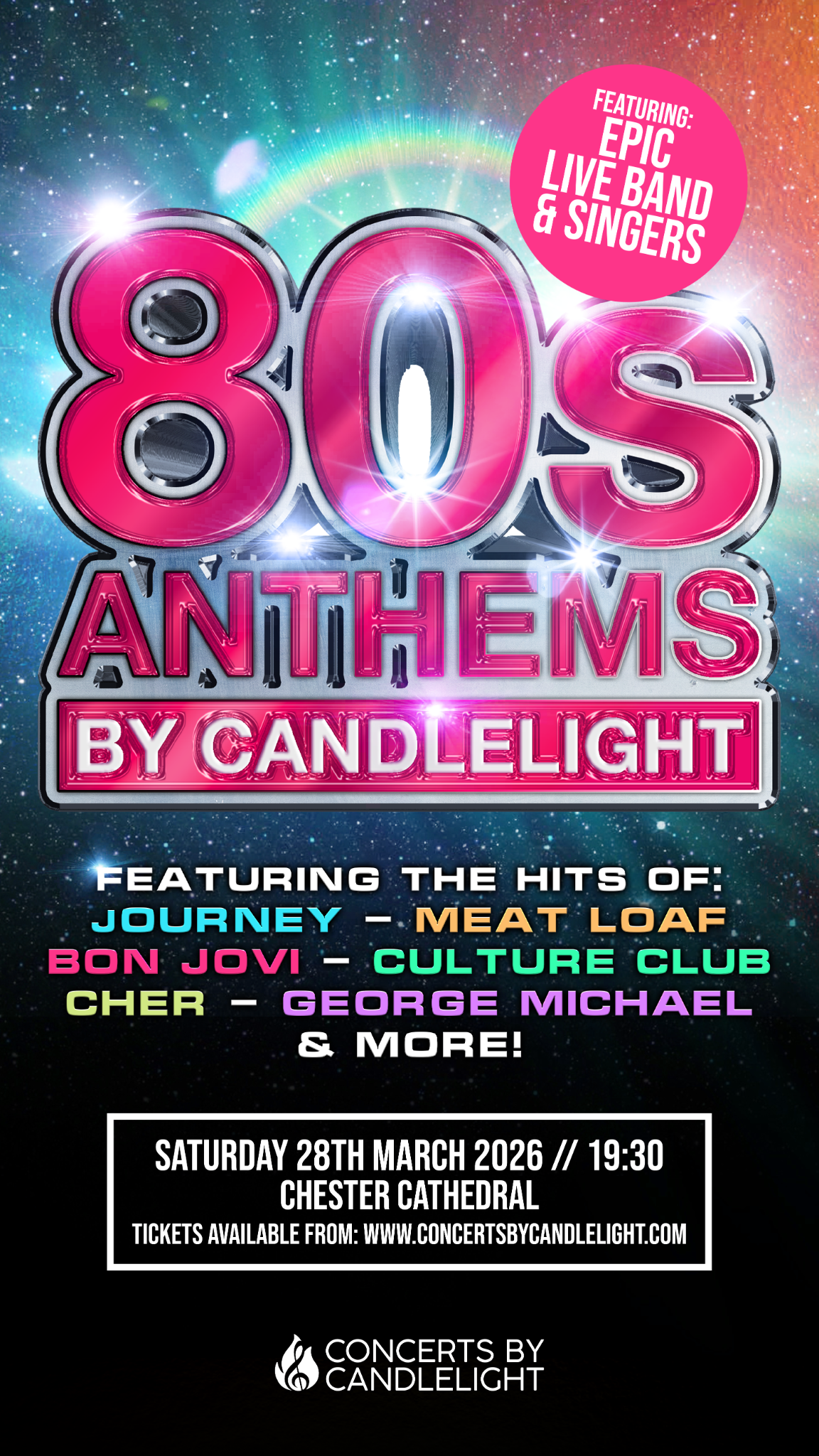 Concerts By Candlelight Facebook ad