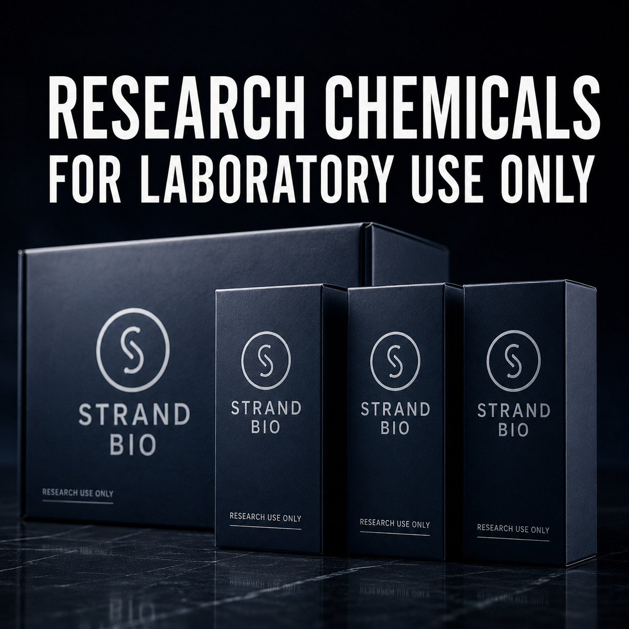 Strand Bio Facebook ad: Research Chemicals for Laboratory Use Only