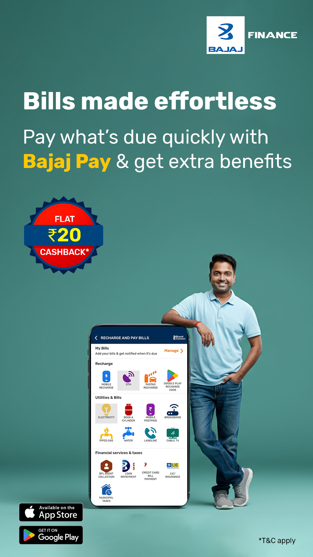 Bajaj Finserv Facebook ad