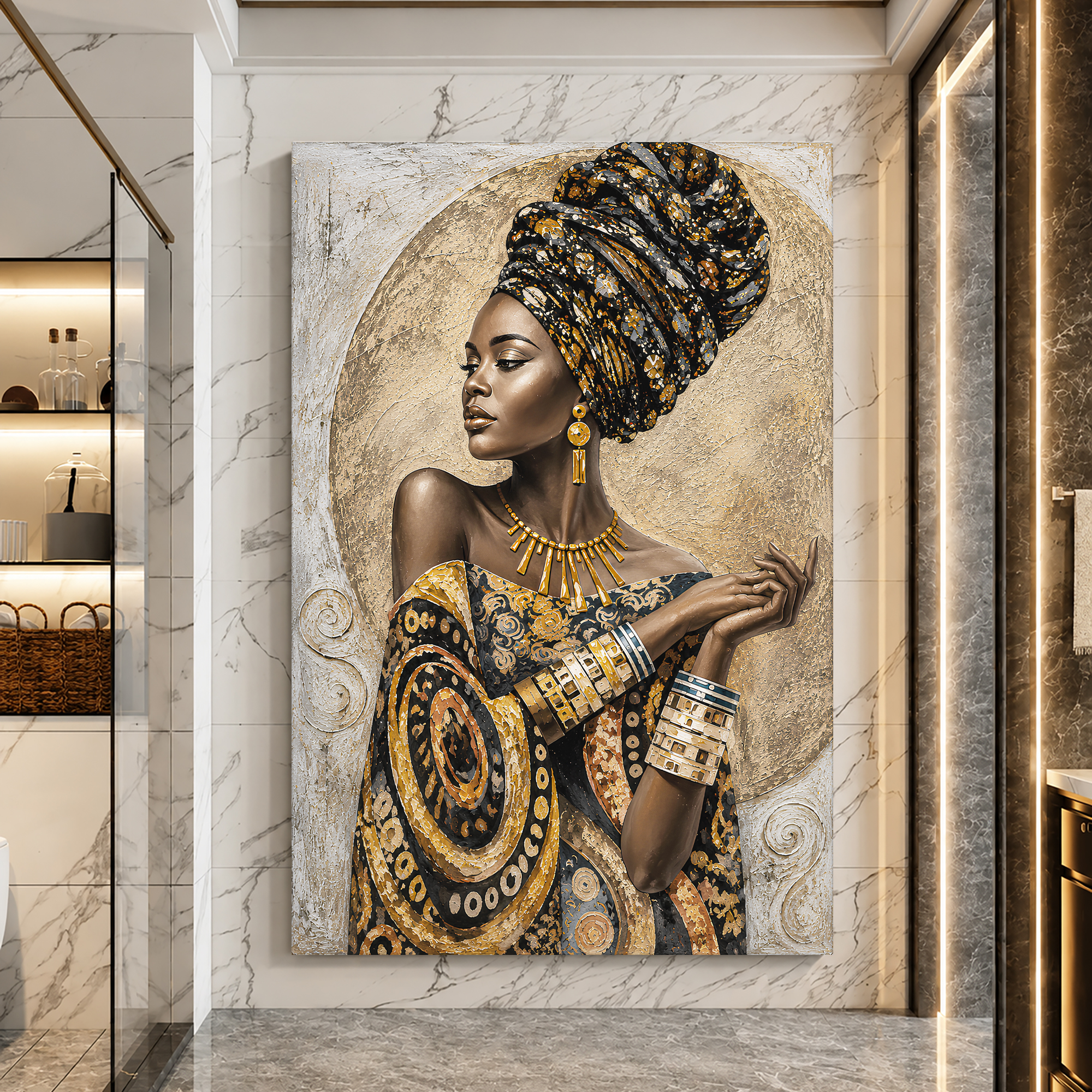 Tailored Canvases - Personalized Art Facebook ad: Crowned In Strength | Made in the USA | Ships Fast