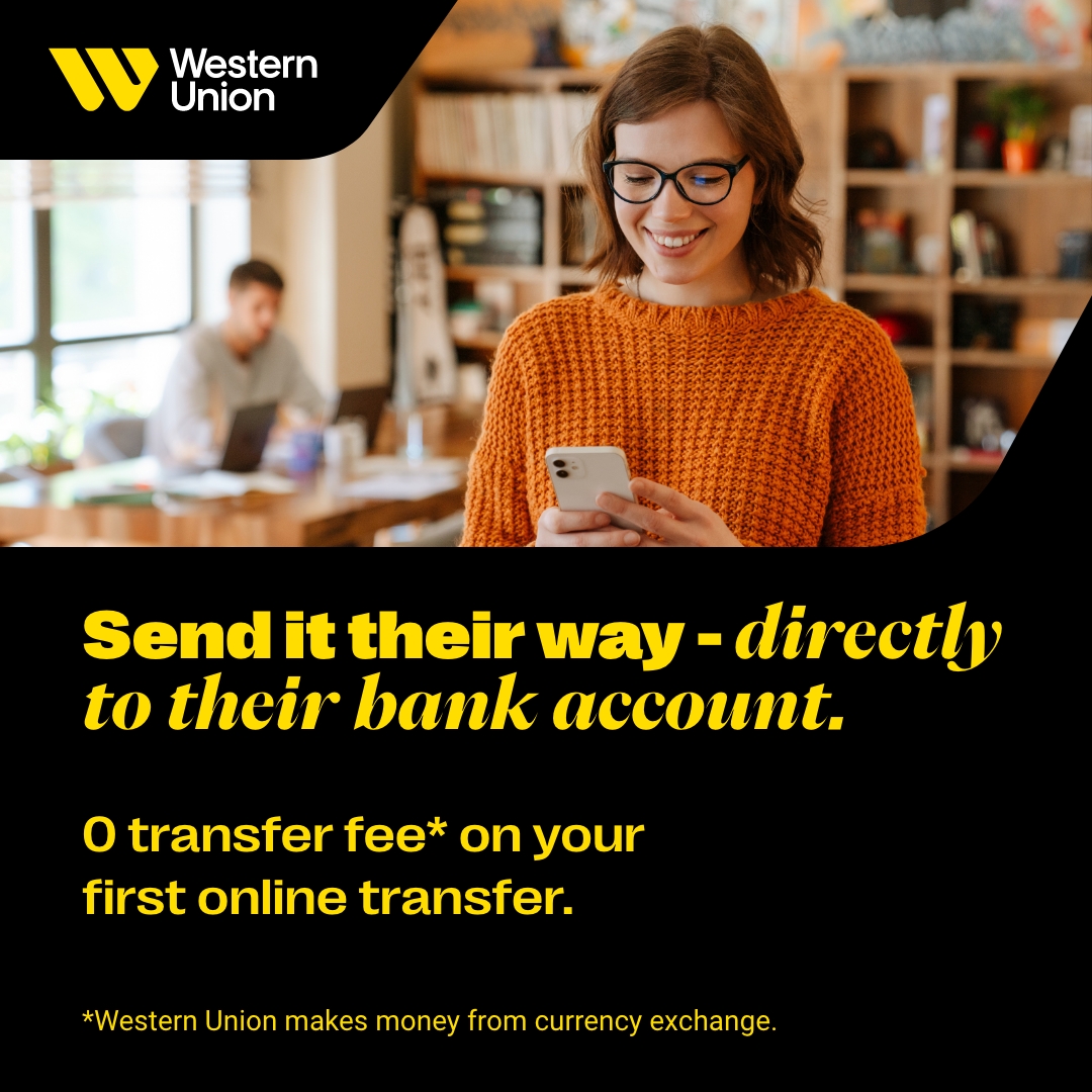 Western Union Facebook ad