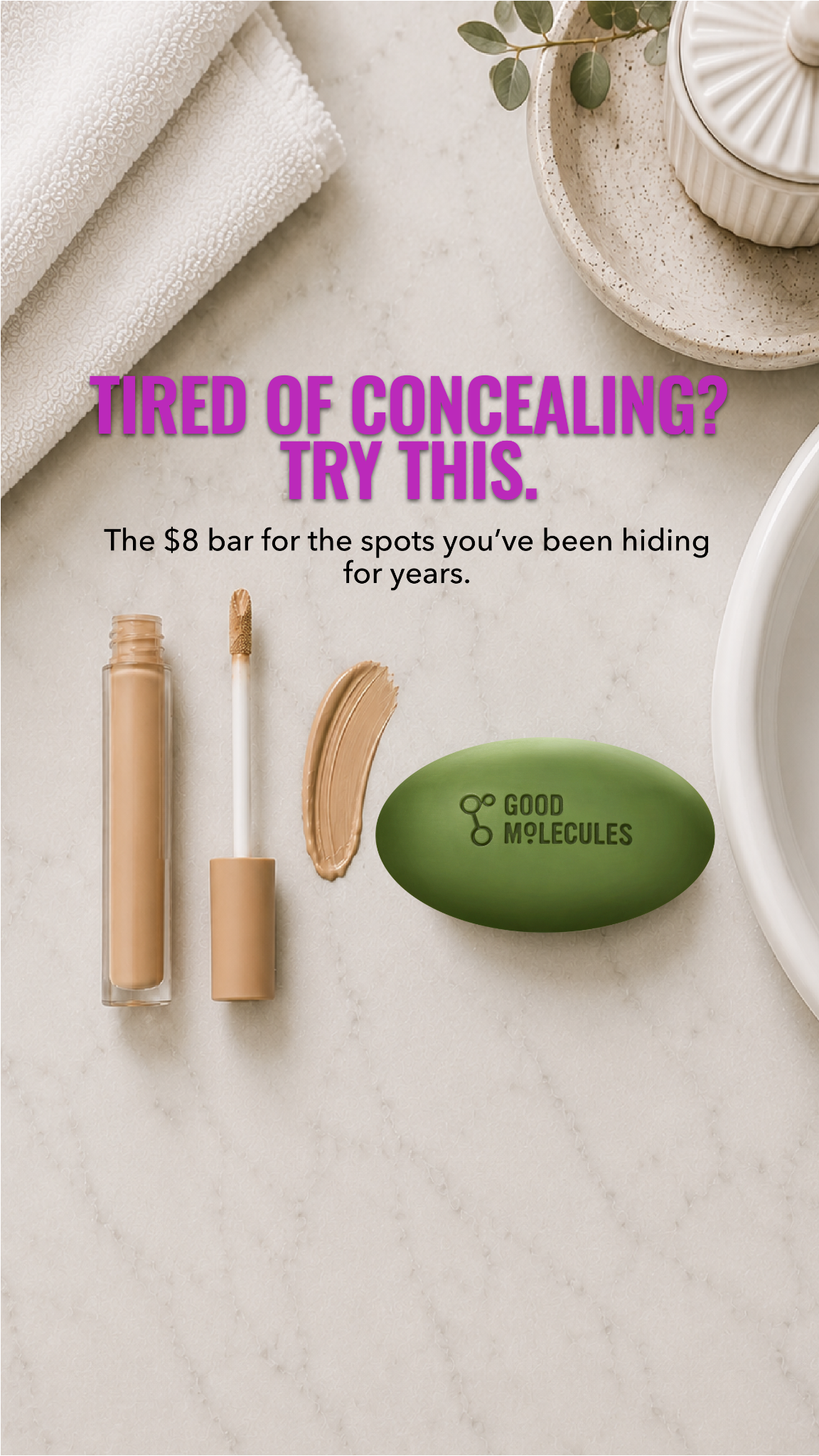 Good Molecules Facebook ad