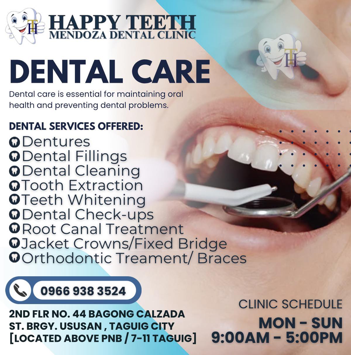 Happy Teeth Mendoza Dental Clinic-Taguig Branch Facebook ad
