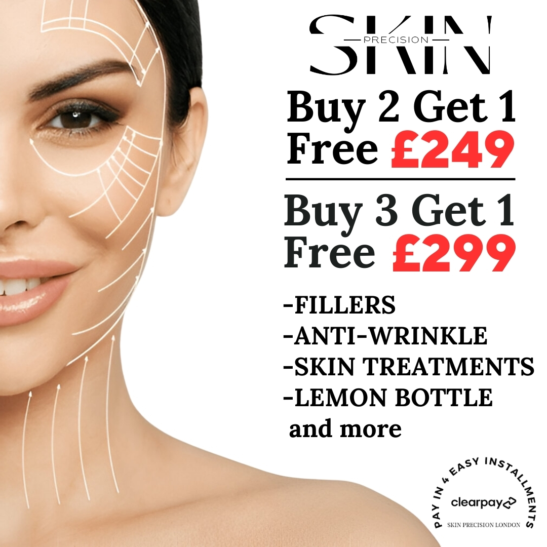 Skin Precision London Facebook ad: Reveal Your Radiance