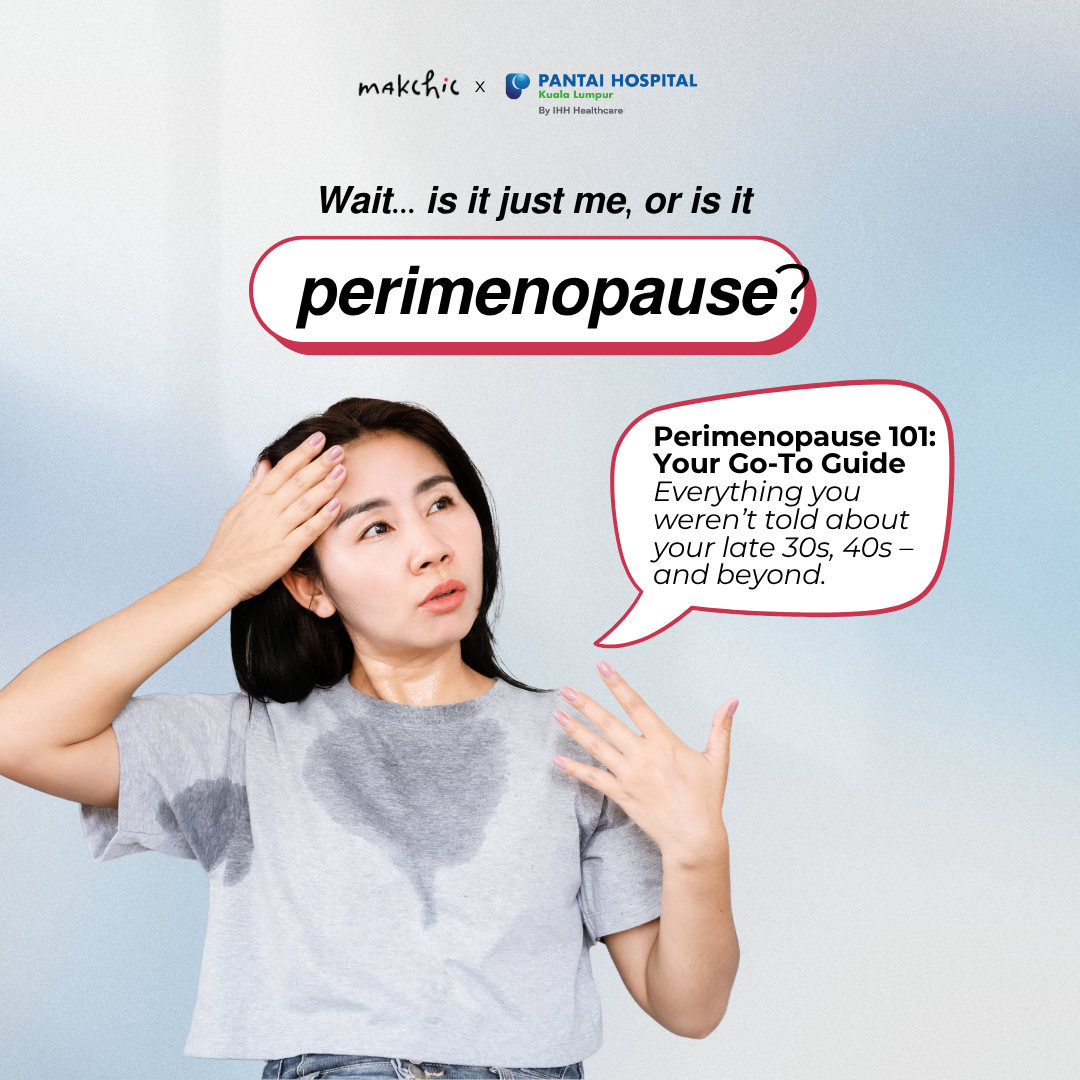 Makchic Facebook ad: If perimenopause were a person, she might arriveβ¦