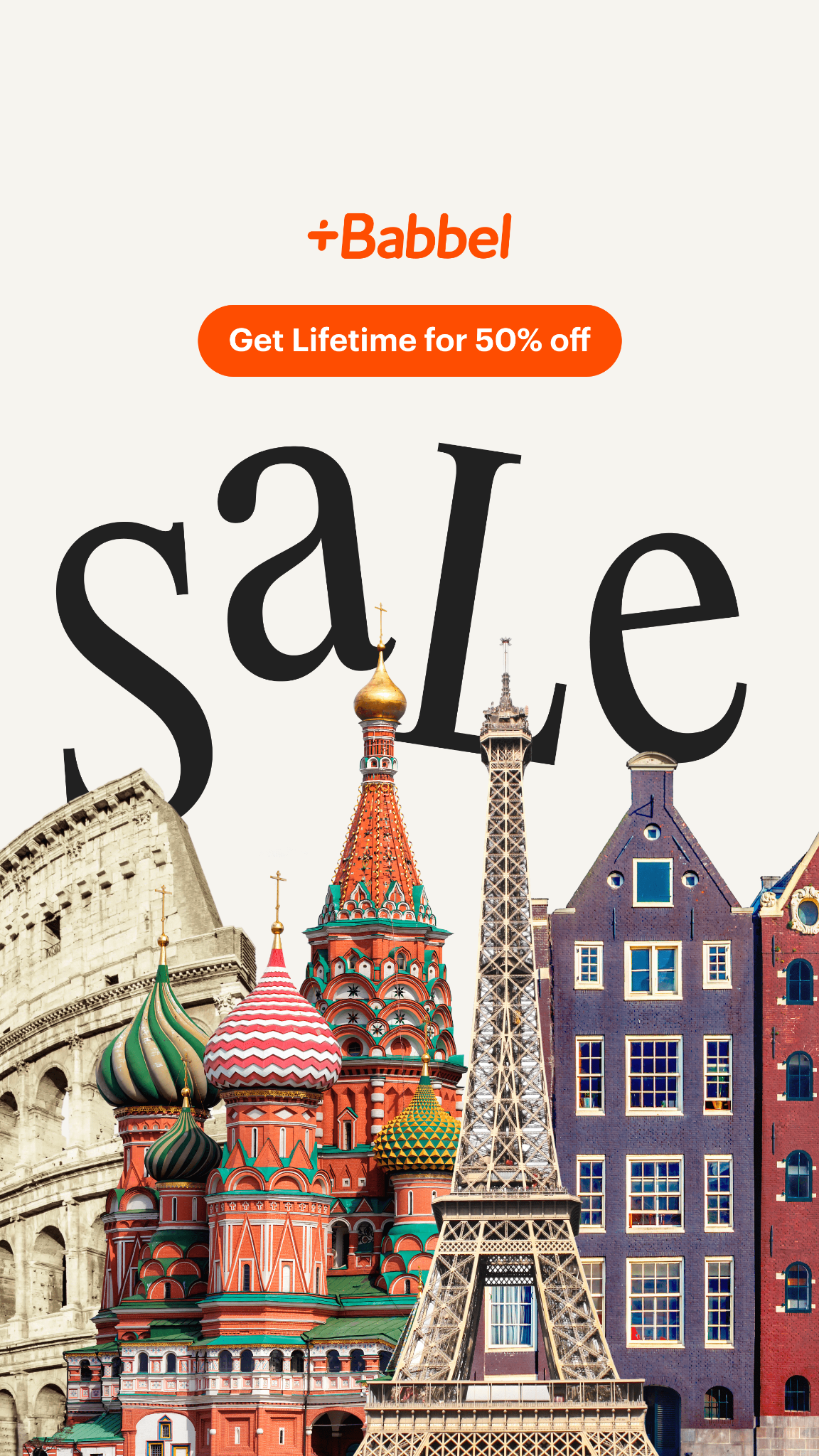 Babbel Facebook ad