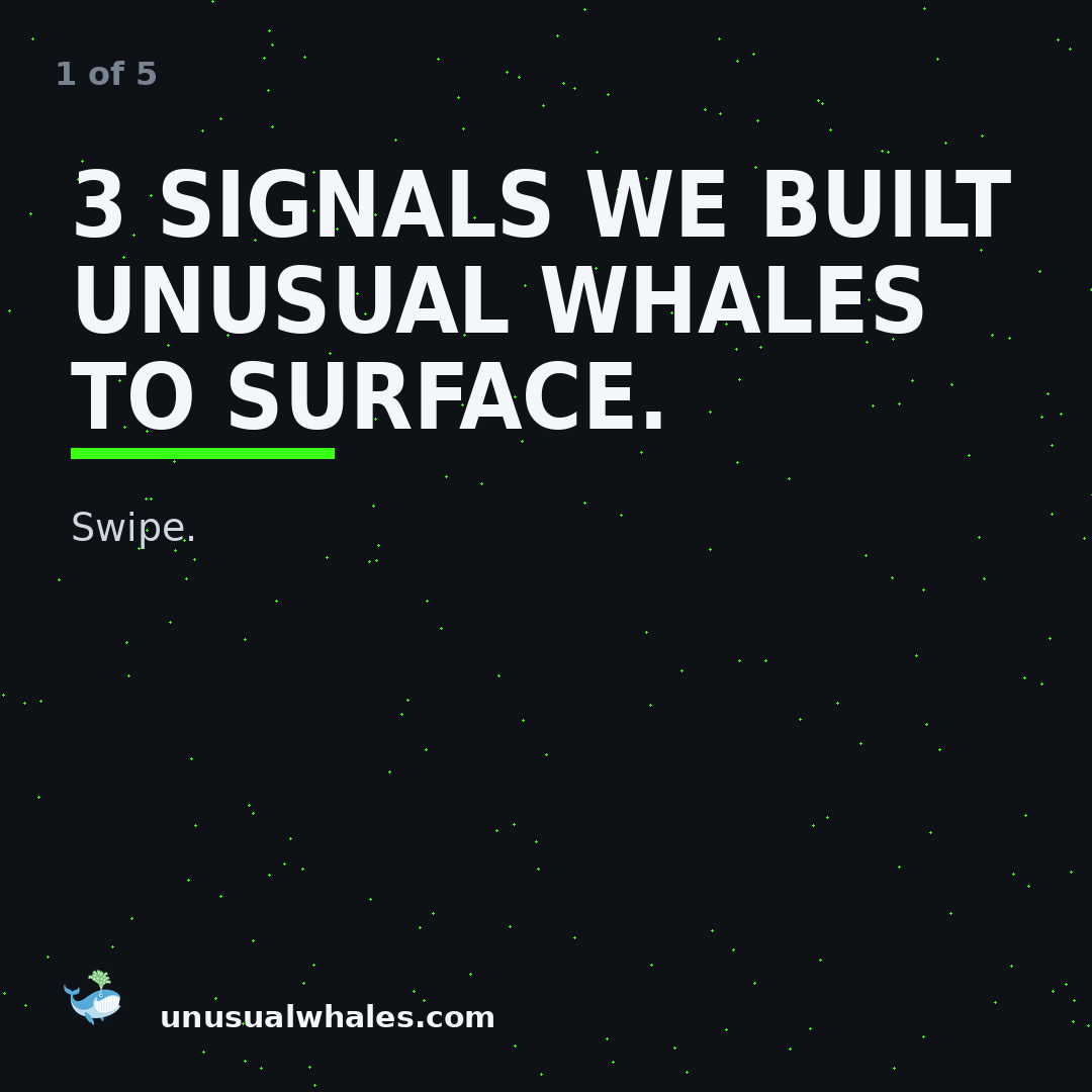 Unusual Whales Facebook ad