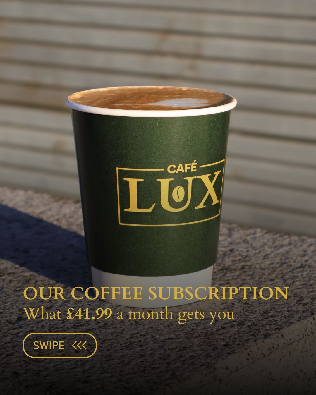 Café Lux Facebook ad