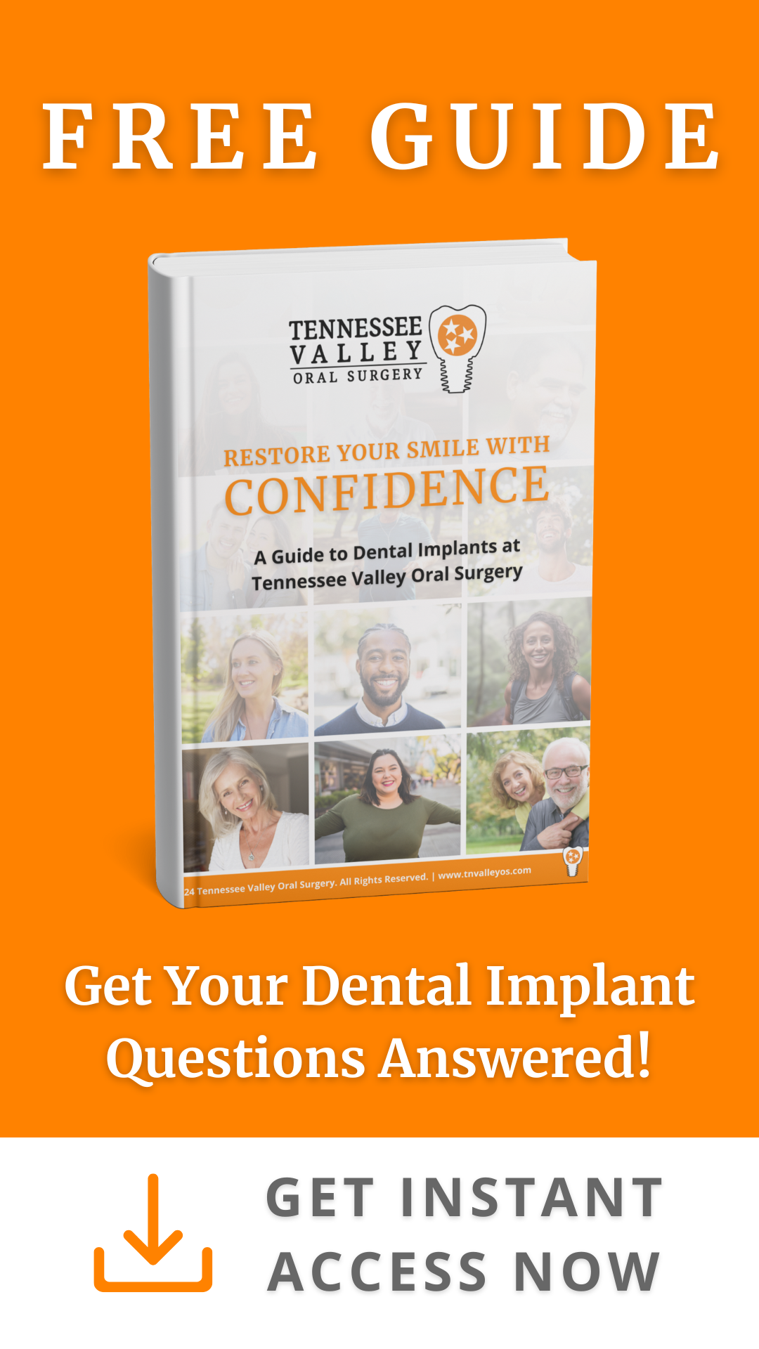 Tennessee Valley Oral Surgery Facebook ad from Mar 12, 2025