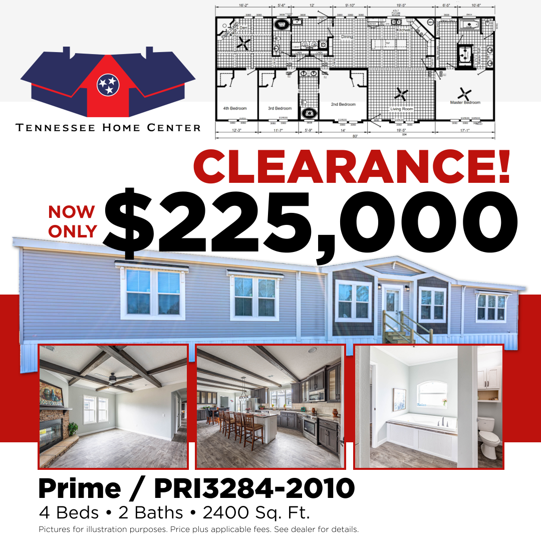 Tennessee Home Center Facebook ad: Take a tour today!