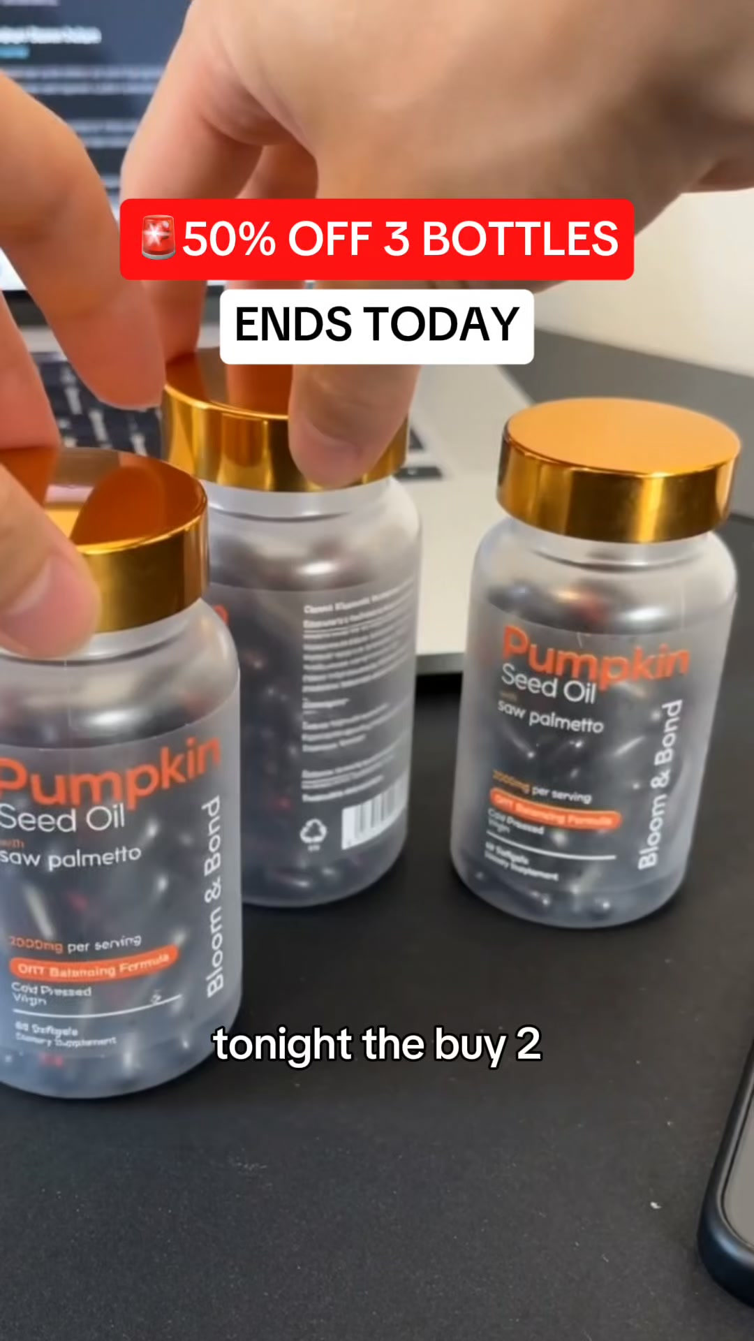 Bloom & Bond Facebook ad: Help Hair Loss Naturally