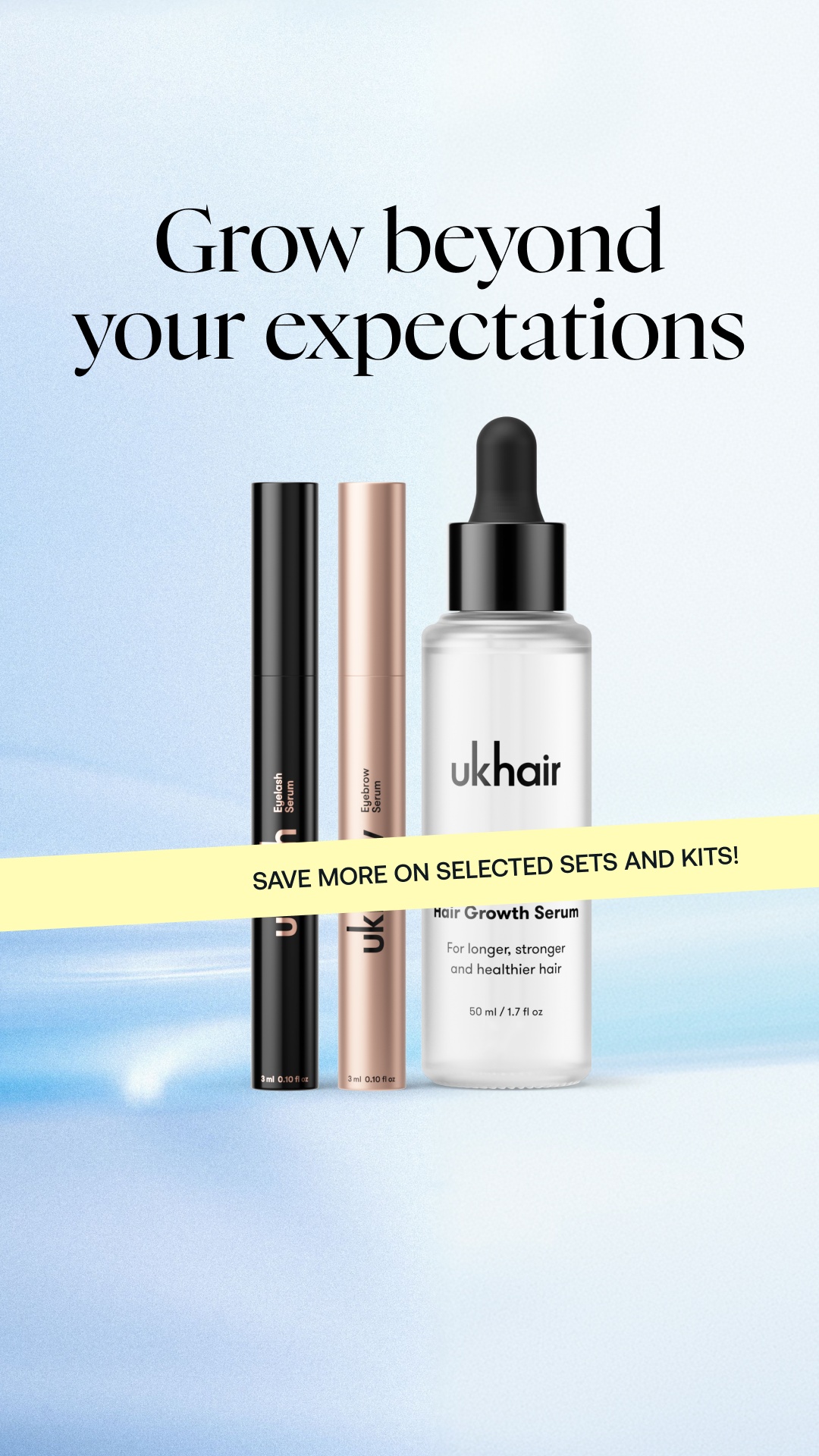 Uklash Facebook ad: Save £40 on Selected Sets & Kits.